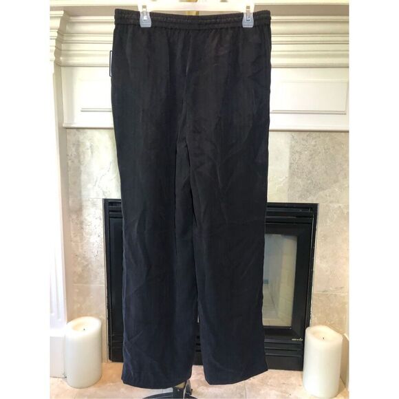 Laundry by Shelli Segal Los Angeles Women’s Black Straight Comfy Pants Size M NW - Picture 2 of 8